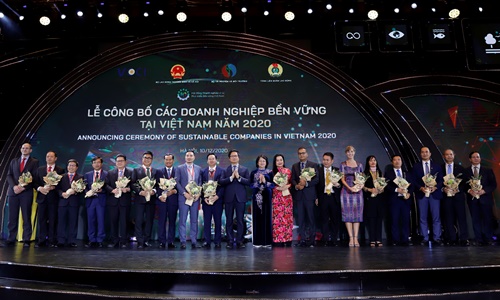 Vinamilk tiếp tục dẫn đầu Top 100 doanh nghiệp bền vững Việt Nam năm 2020